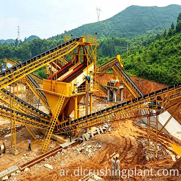 خط إنتاج الحصى منخفض التكلفة low-cost gravel production line